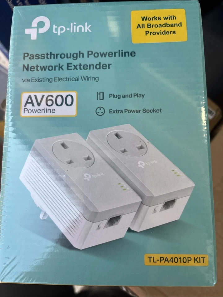 D-Link DHP-600AV Powerline Adapter Up to 600Mbps Single Port - Image 1 of 1