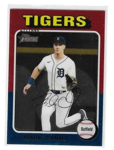 2024 Topps Heritage - Chrome #107 Mark Canha 471/699 - Bild 1 von 1