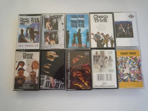 TEN  CHEAP TRICK CASSETTE ALBUMS - ALL PLAY TESTED - VERY GOOD CONDITION - Picture 1 of 4