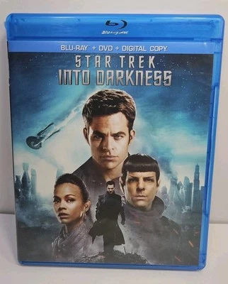Star Trek Into Darkness (Blu-ray + DVD, 2013) Chris Pine, Zoe Saldana - Image 1 of 4