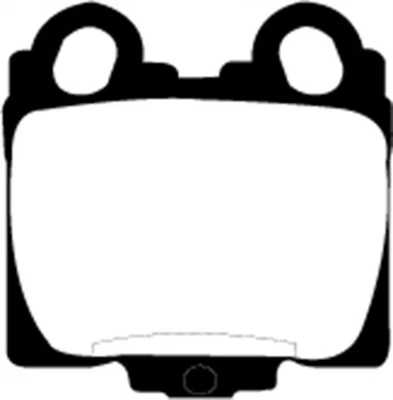 EBC Greenstuff Rear Brake Pads for 98-05 Lexus GS300 3.0 - Image 1 of 4