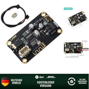 Bluetooth Empfängermodul Board 5V-35V Stereo Receiver für DIY Kopfhörer Lauts... - Bild 1 von 10