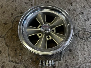 VINTAGE (1) 14x7 REAL TORQ - T70R THRUST POLISHED LIP 4 3/4 CHEVY CAMARO NOVA - Picture 1 of 12