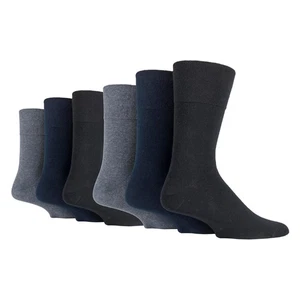 Mens Gentle Grip Diabetic Non-Binding HoneyComb Top Socks DRK-A (lot) All Sizes - Picture 1 of 1