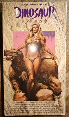 Dinosaur Island VHS Roger Corman New Horizons Home Video CLEAN Rare Foto 1 de 3