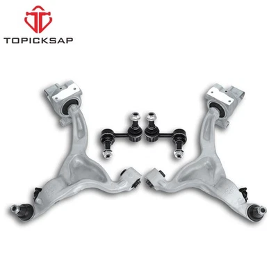 Brazos de control inferiores delanteros 4 piezas barras estabilizadoras link fit Infiniti Q50 Q60 AWD 2014-2020 Foto 1 de 4