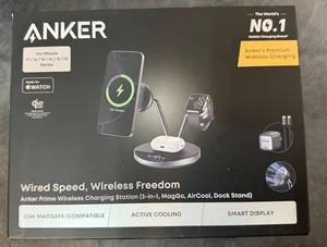 Anker Prime MagSafe Charger 3 in 1 Charging Station 25W - Brand New - Picture 1 of 3