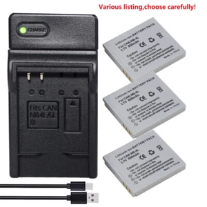 Batteria o caricabatteria per Canon NB-4L Digital IXUS 60 65 70 75 80 82 55 30 40 50 55 - Foto 1 di 46