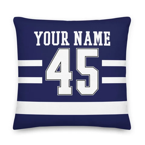 Toronto Maple Leafs Throw Pillow Personalize Name Case Insert Pillow Hockey Team Cover