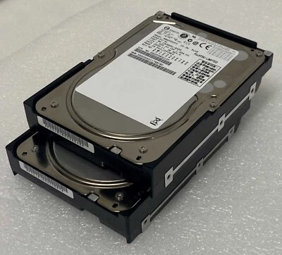 Lot of 2x Fujitsu 300GB MAW3300FC 10K RPM 3.5" Fibre Channel FC Hard Disk Drive - Image 1 of 3