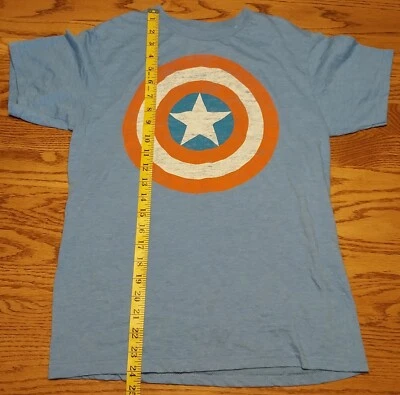 Marvel Captain America Shield Youth Size XL Blue Short Sleeve T-Shirt - Image 1 of 3