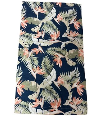 Tommy Bahama тропическая наволочка супер королевский размер 23,5 «x 41» цветами темно-синий - Изображение 1 из 4