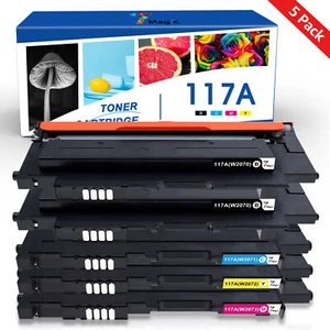 1-5X TONER zu 117A W2070A Color Laser 179 fwg fnw 178nwg nw 150nw mit Chip - Afbeelding 1 van 18