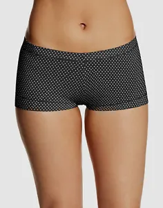 $20 Maidenform Women's Black Dream Cotton Tailored Boyshort Underwear Size M - Picture 1 of 1