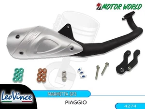 AUSPUFF LEOVINCE 4274 SP3 ZUGELASSEN PIAGGIO VESPA ET2 - LX - LXV 2T 50 - Bild 1 von 2