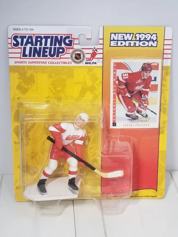 Sergei Fedorov Detroit Red Wings Starting Lineup Premier Choix Action Figure NIB Cover