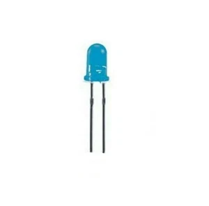 Leuchtdiode / LED, superhell bedrahtet, blau, Ø 5mm, diffus, 1500-2000mcd, 20St. - Bild 1 von 2