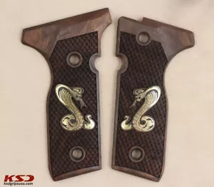 Impugnature in noce compatibili KSD Brand Beretta Mod 8000/8040 F Stoger pelle di drago - Foto 1 di 1
