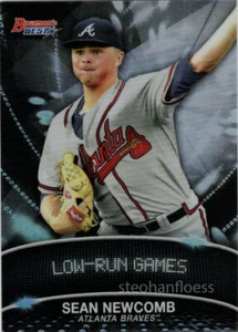 2016 Bowman's Best #SL-SN Sean Newcomb Stat Lines Atlanta Braves - Picture 1 of 1