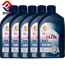 Produktbild - 5x1 Liter Shell Helix HX7 Professional AV 5W-30 Motoröl 5W30 VW 502 00 505 01 C3