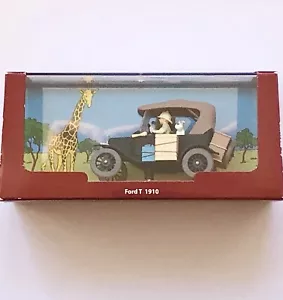 La voiture Ford T de Tintin au Congo Collection "En voiture Tintin" Atlas 2012 - Foto 1 di 7