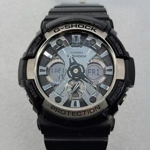 Casio G-Shock GA-200BW 5229 Men Watch 52mm Black Rubber Band New Battery - Picture 1 of 16