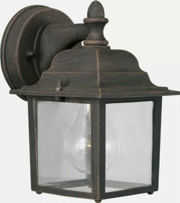 Forte Lighting 1745-01 Craftsman / Mission Outdoor Wall Sconce - Painted Rust - Image 1 of 4