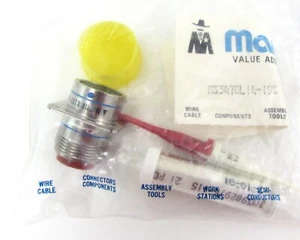 Conector de montaje en pared Matrix MS3470L14-19S Mil Spec 19POS con contactos =NOS= - Imagen 1 de 1