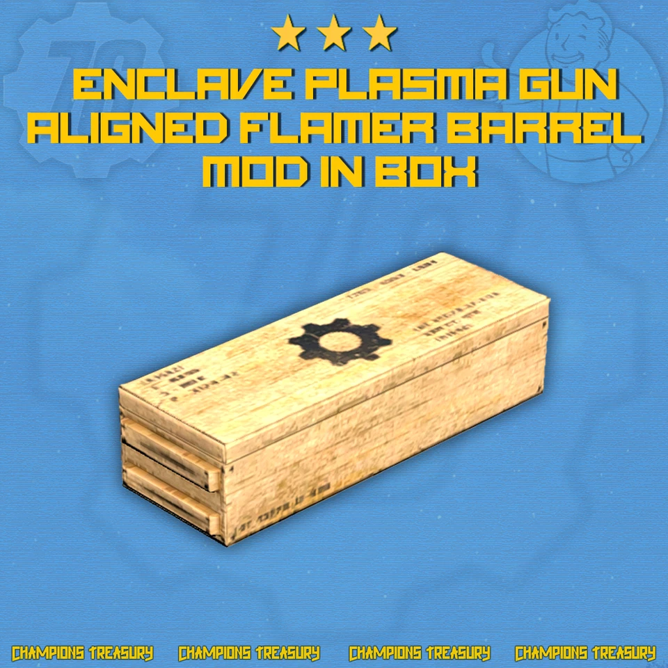 FALLOUT 76 [PC] ANY OF ALL ENCLAVE PLASMA GUN MOD BOX OF YOUR CHOICE - Image 1 of 1