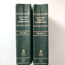 Matthew Henry's Commentary On The Whole Bible Vol.1 & 2 Sovereign Grace Set of 2