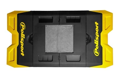 Polisport MotoPad Plástico Pit Mat MX Motocross Cubierta de Tierra AMARILLO KTM SX EXC Foto 1 de 4