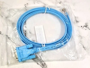 Cisco Systems 72-3383-01 Rev A2 Blue rj45 to DB9 6ft - Photo 1/8