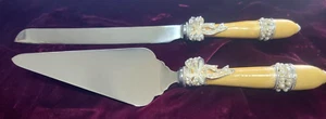 Wedding Cake knife & server Set - Picture 1 of 3