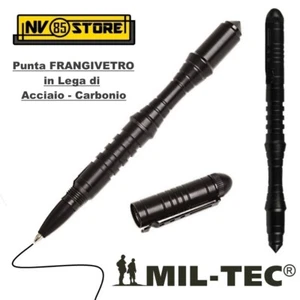 Penna Tattica Tactical Pen MILTEC in Alluminio Aeronautico con Infrangi-Vetro B - Imagen 1 de 1