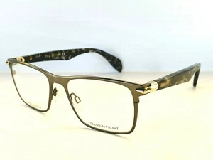 Rag & Bone Eyeglasses RNB 7009 2M6 55m Mt Green Titanium Men Ophthalmic Rx Frame - Picture 1 of 8
