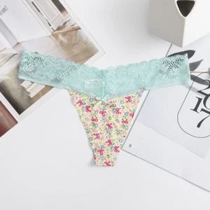 Sexy Womens Panties Lace Thongs G string Floral Intimate Bikini Brief Underwear - Picture 1 of 25