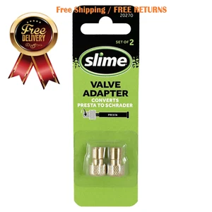 Slime Bicycle Tire Valve Adapter Presta to Schrader (Standard) - Picture 1 of 6