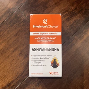 Physician'S CHOICE Organic Ashwagandha 1950Mg W/Black Pepper Extract for Enhance - Picture 1 of 11