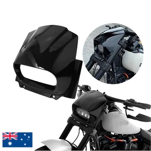 Motorcycle Front Headlight Fairing Cover Harley M8 Softail Fat Bob FXFB FXFBS - Picture 1 of 7