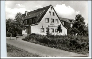 Schmiedefeld Rennsteig DDR AK Hotel Schöne Aussicht AK - Picture 1 of 1
