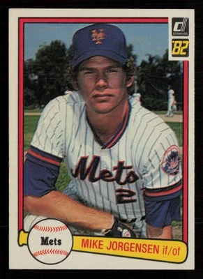 Mike Jorgensen 1982 Donruss #224 New York Mets Baseball Card - Image 1 of 2