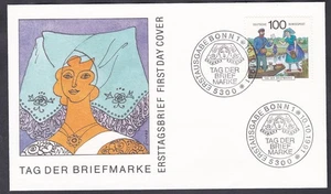 Germany FDC 1991 Michel 1570 Stamp Day - Picture 1 of 2