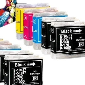 Ink Cartridges Compatible with Brother LC-51 LC51 MFC-685CW MFC-845CW 1 Set Of 4 - Picture 1 of 2