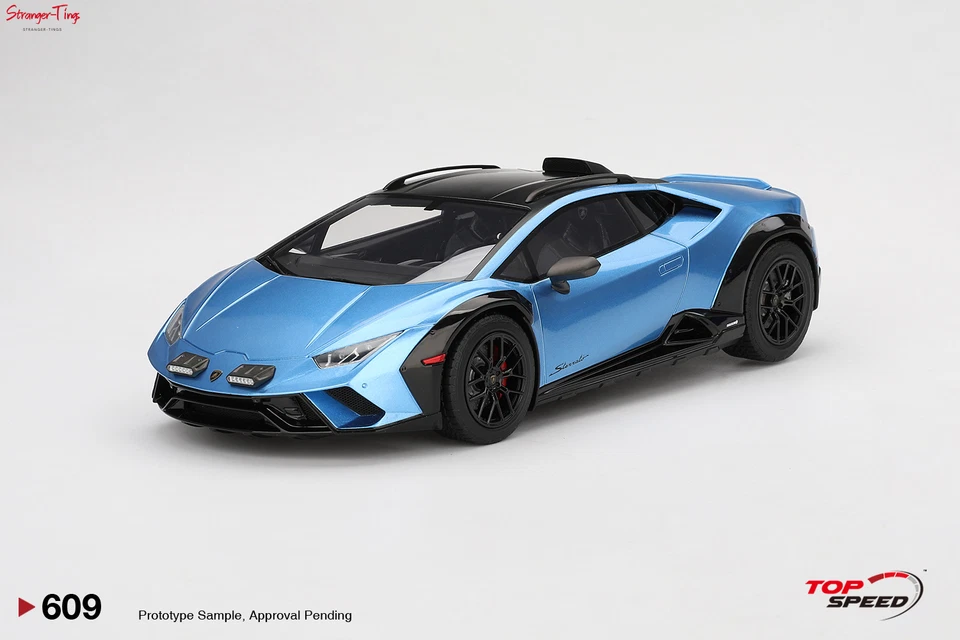 Lamborghini Huracan Sterrato Blu Aegir 1:18 velocidad máxima  Foto 1 de 4