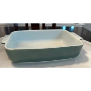 Vintage Pyrex Heinz Promo 507B 7" x 9" Casserole Dish Sea Foam Green - Picture 1 of 7