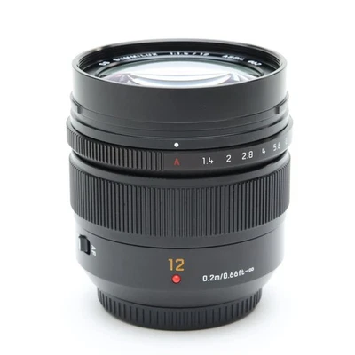Panasonic LEICA DG SUMMILUX 12mm F/1.4 ASPH. H-X012 (MFT) #279 -Near Mint- - image 1 of 4