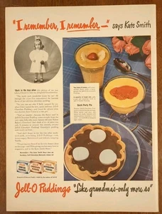 1945 Visit Grandma's House For Jello Treats Story By Kate Smith Print Ad  - Picture 1 of 1