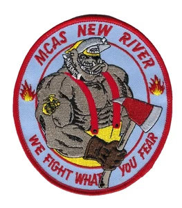 MCAS US Marine Corps Air Station New River NC North Carolina Military Fire patch - Picture 1 of 1