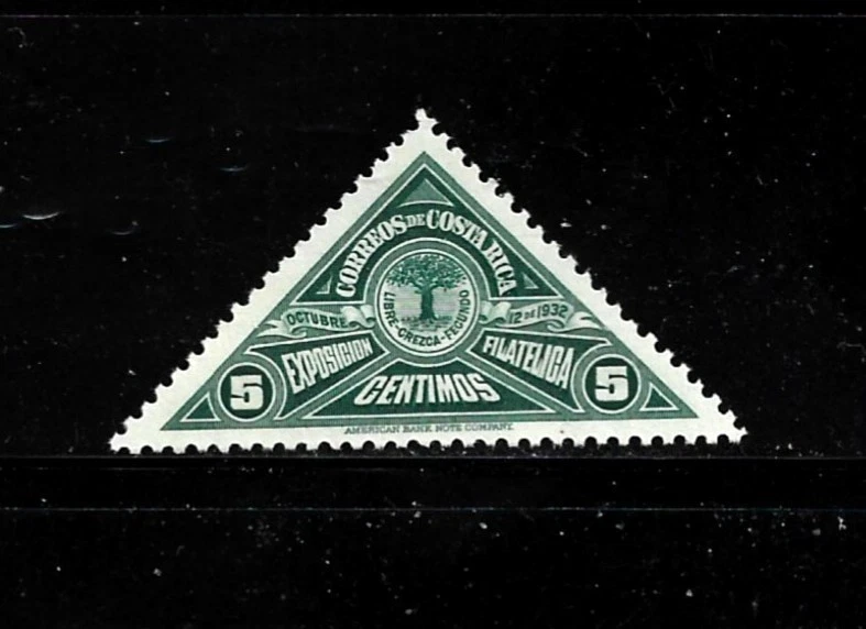 Costa Rica Stamp Scott # 159-5c-Mint/VLH-OG-1932 - Image 1 of 1