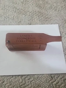 Lynch's 1965 infalible Turquía Llamar Modelo #101 De colección Palabra mal escrita Única - Imagen 1 de 16